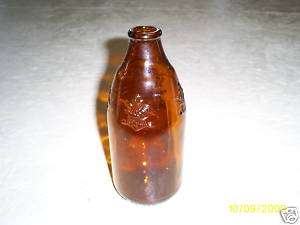 Vintage Anheuser Brown Glass Beer Bottle Amber  