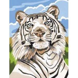    Junior Paint By Number Set White Tiger Arts, Crafts & Sewing