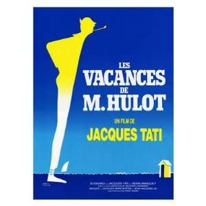  Retro Movie Prints Les Vacances de M.Hulot   Jacques Tati 