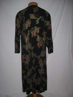 1980s Adiro Lounging Dress / Robe MED  