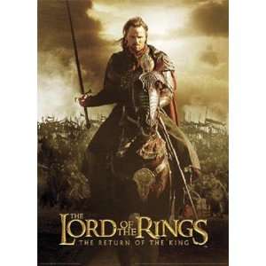 Lord Of The Rings   Aragorn (Mural) HIGH QUALITY MUSEUM WRAP CANVAS 
