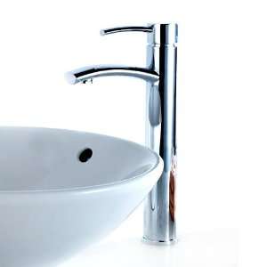   Centerset Bathroom Vessel Sink Faucet, Tall Chrome