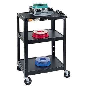  Apollo Steel Adjustable Height Cart, 26 42in.H x 24in.W x 
