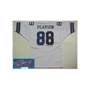 Drew Pearson, Dallas Cowboys NFL Authentic Autographed White Throwback 