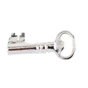   Bright Silver Plated Key Toggle Clasp Bar 24mm Arts, Crafts & Sewing