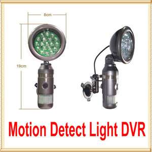 Spy PIR Home Sentry Motion Light DVR LED Color Camera For Home Store 