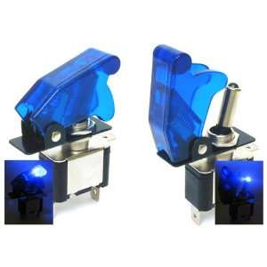   Protector Cover with Illuminated Blue LED Toggle Switch Automotive