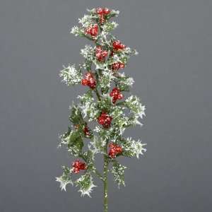  New   Club Pack of 72 Glittered Holly and Berry Christmas 