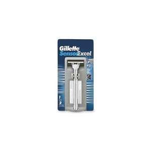  Gillette, SensorExcel Shaver for Men with 2 Cartridges 
