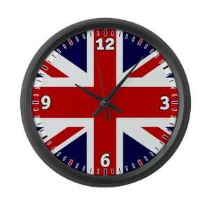  Large Wall Clock British English Flag HD 