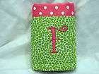 monogrammed personalized water bottle koozie coozie f returns not 
