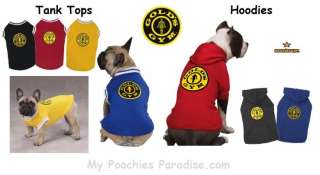 GOLDS GYM Tank Tops & Hoodies for DOGS Wide Selection  