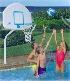 New Deck Mounted Swimming Pool Basketball Game   Brass  