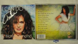   Marie Osmond I Can Do This CD Autograph RARE 822732046220  