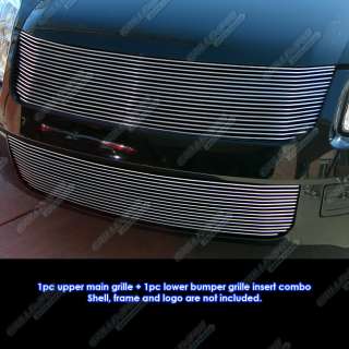 06 09 Ford Fusion Billet Grille Combo Upper+Bumper  