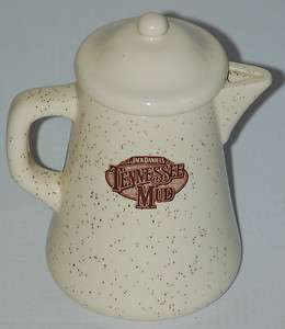 VINTAGE Jack Daniels Tennessee Mud Ceramic Coffee Pot in EC  