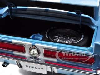 1967 SHELBY MUSTANG GT500 GT 500 BLUE WITH WHITE STRIPES 118 BY 