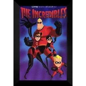  The Incredibles 27x40 FRAMED Movie Poster   Style P