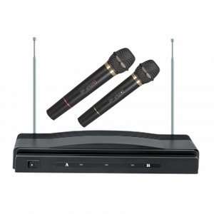   900 Professional Wireless Dual Microphone System Musical Instruments