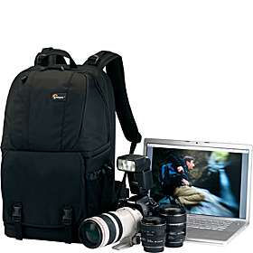 Fastpack 350 Camera/Laptop Backpack Black