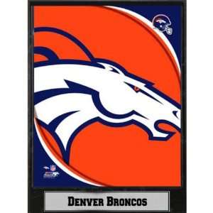  743464   2011 Denver Broncos 9x12 Logo Plaque Case Pack 14 
