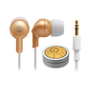 com Audio Technica AUDIO TECHNICA IN EARHEADPHONES YELLOW HEADPHONES 
