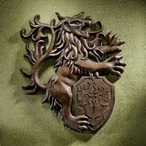   British Antique Replica Medieval Lion Heraldic Wa