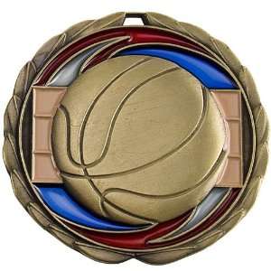  Basketball Epoxy Medal