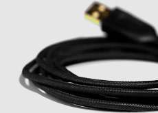 Gold plated USB 2.0 connector Anti tangle braided cord for enhanced 