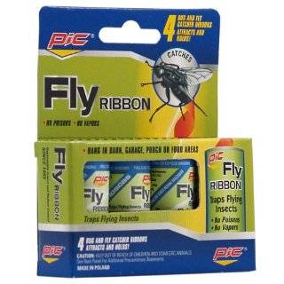 Pic Fly Ribbon Bug and Insect Catcher, 4 Pack