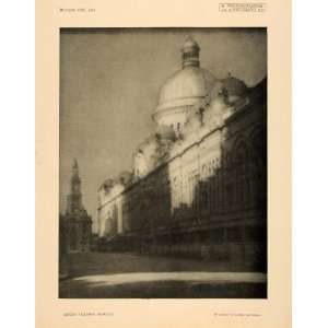  1918 Print Queen Victoria Markets Architecture Melbourne 