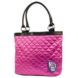  NBA New Jersey Nets Pink Quilted Tote
