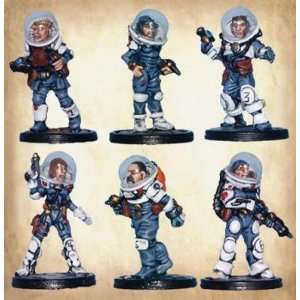 Aliens & Spacemen Human Spacemen (6 figs) Toys & Games