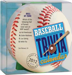 Baseball Trivia 2012 Desk Calendar 0761162909  