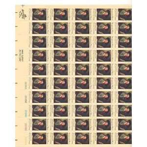  Benjamin West Sheet of 50 x 10 Cent US Postage Stamps NEW 