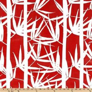 54 Wide Premier Prints Indoor/Outdoor Bamboo Tango Red Fabric By The 