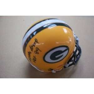 Willie Wood Autographed Green Bay Packers Mini Helmet  