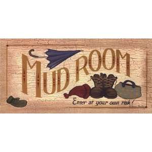  Mud Room Clutter by Becca Barton 20x10 Baby