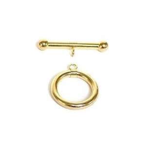 14K Gold Toggle Bead Finding Jewelry Clasp 