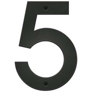  Blink Contemporary House Number in Black   5 Toys & Games