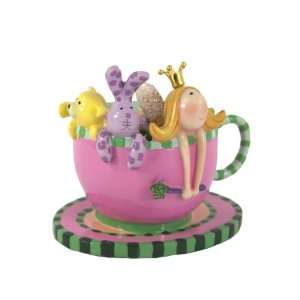  Small Fairy Princess Teacup Piggy Bank   Pink Toys 