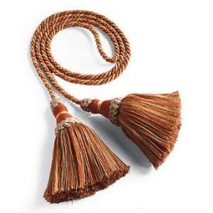  Small Outdoor Tassel   Brown/Blue   Frontgate Patio, Lawn 
