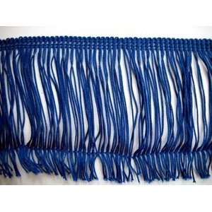   Wide Chainette Fringe 051 Royal Blue 3.75 Inch Arts, Crafts & Sewing