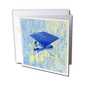  Beverly Turner Graduation Design   Cap with Tassel, Blue 