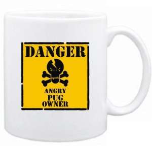 New  Danger  Angry Pug Owner  Mug Dog 