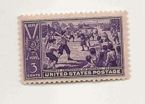1939 Baseball Centennial 3 cent USPS Postage Stamp  