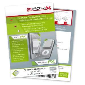 atFoliX FX Mirror Stylish screen protector for Becker Ready 43 Talk V2 