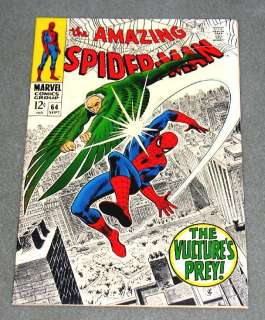 AMAZING SPIDER MAN #64 Marvel Comics Silver 1968 NM/NM+  