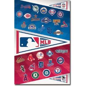  MLB Logos Poster