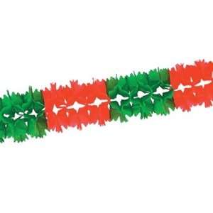  Pageant Garland (red & green) Party Accessory (1 count 